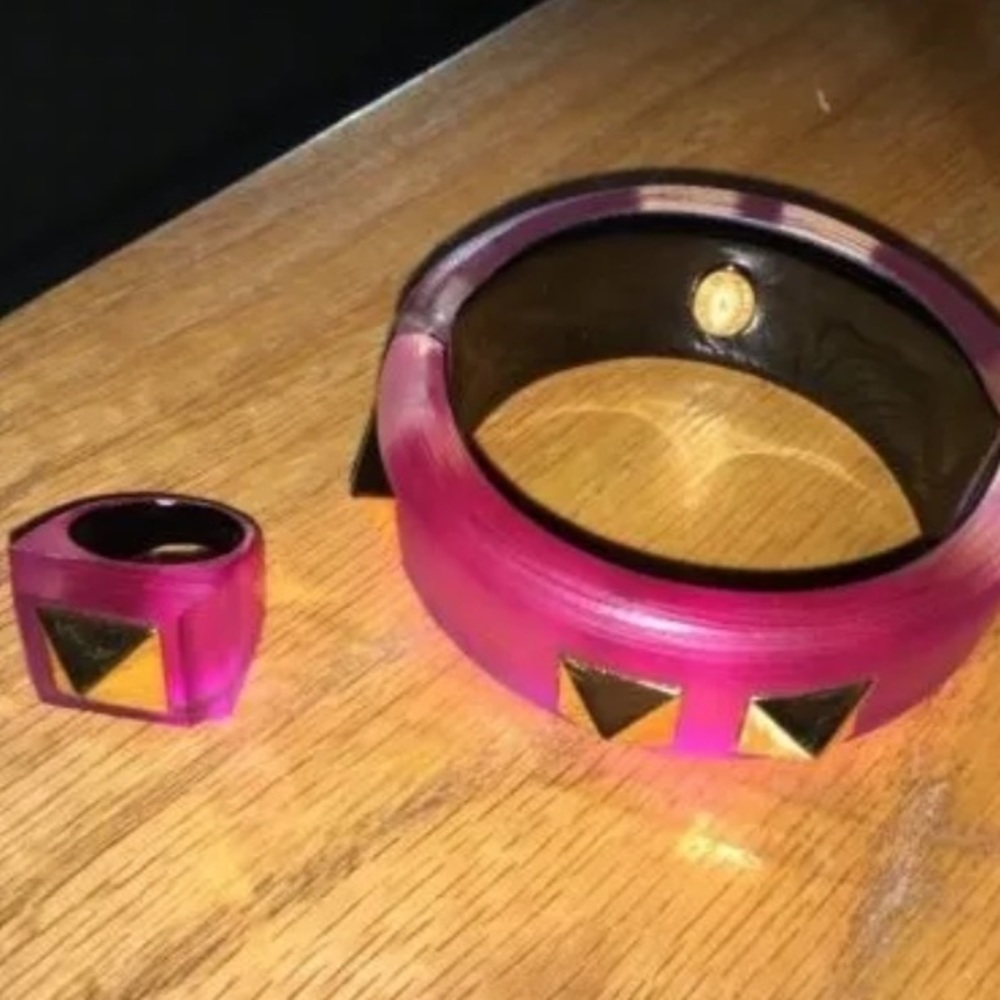 Alexis Bittar Clamper Bangle and Ring Set
